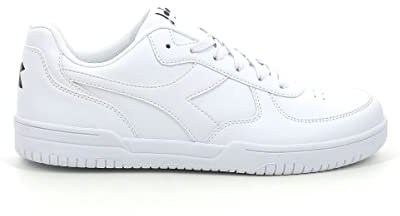 Diadora Raptor Low, Scarpe da ginnastica, Unisex - Adulto, Bianco, 43 EU