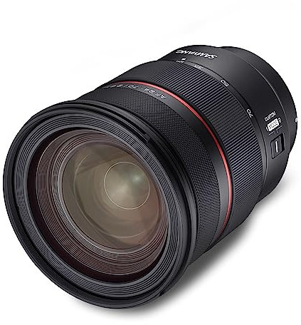 Samyang AF 24-70mm F2,8 FE kompatibel mit Sony E - Autofokus Vollformat & APS-C 24-70mm Zoom Objektiv lichtstark F 2.8, für Sony E Mount Kameras Sony Alpha A9 A7 A7C A7C II A7C R A6000 Serie
