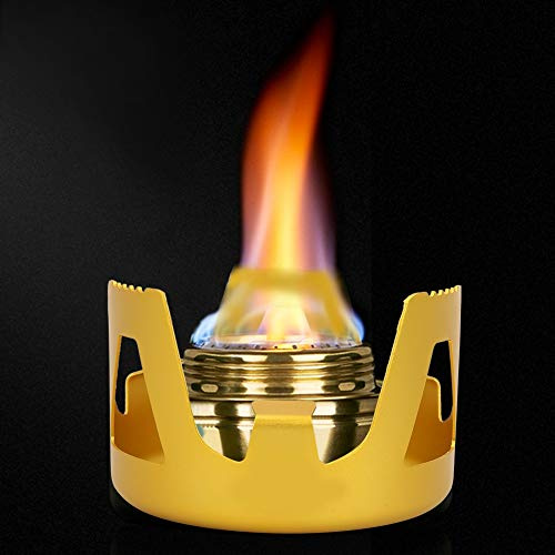 Nimomo Mini Alcohol Stove Mini Spirit Burner Portable Outdoor Cooking Fuel Burner for Outdoor Camping Hiking Backpacking