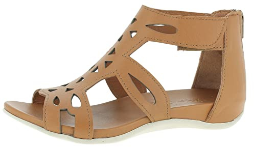 Andrea Conti Women's Sandals, Cognac, 7 Women