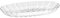 GUZZINI - Plat De Service Dolcevita, Bio-Based Plastic, Mother of pearl, 38x19xh4,5