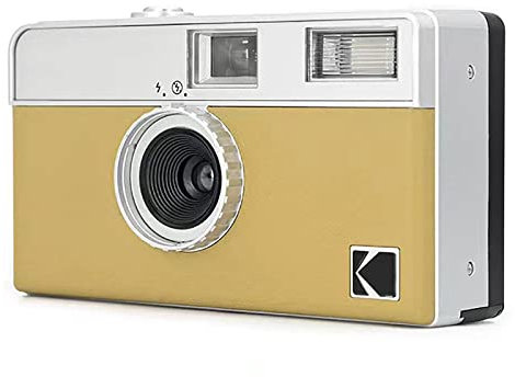 RISELY Appareil Photo Argentique,Appareil Photo Instantané Demi-Image avec Ouverture F9.5 Et Vitesse D'obturation 1/100 S,Moins Sujet Au Flou Ou À La Gigue, pour Un Enregistrement Quotidien Envoyage