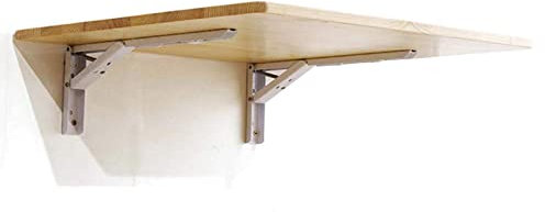 wandklapptisch klapptisch Wand wandtisch klappbar, Wandmontierter Drop-Leaf-Tisch aus Holz, Wandcomputertisch, Tisch, Schreibtisch, faltbar, platzsparend (Größe: 15,7 * 7,8 Zoll/40 * 20 cm)