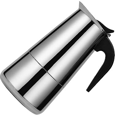 Alipis Edelstahl Kaffeekanne Für Haushalt Robust Und Langlebig Mit Druckablasfunktion Geeignet Für Küche Hotel Restaurant Und Büro