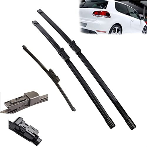 DWDUI Für V&w Für Golf 6 Schrägheck 2009–2012 Wischer Vorne Und Hinten Wischerblätter Set Windschutzscheibe Windschutzscheibe Frontscheibe 24 + 19 + 11