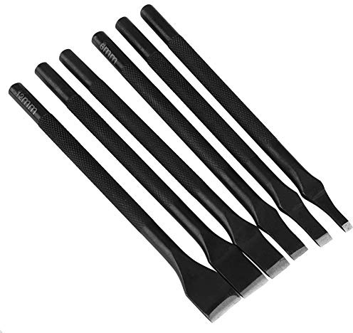 Juego de 6 Cinceles de Costura de Cuero Hechos a Mano, Accesorios Multifuncionales para Uso Doméstico