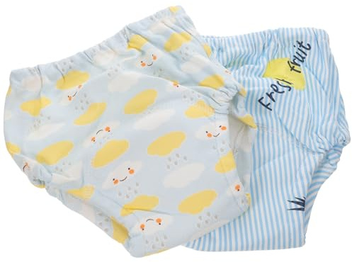 Toyvian 2stücke Training Pants Wasserdichte Waschbare Windeln Lagigem Baumwollstoff Atmungsaktive Töpfchen Hose