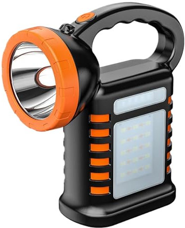 Doiyislem Lámpara de trabajo LED | Lámpara de trabajo solar portátil con 3 modos | batería de 4000 mAh brillante impermeable lámpara para garaje, taller, lugar de trabajo, mecánico, jardín, camping