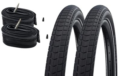 Set 2 Stück 27.5 Zoll Super Moto‑X Fahrradreifen 27.5 x 2.40 mit Schlauch – 62‑584 – SV 48 mm Ventil – E‑Bike & Trekking geeignet