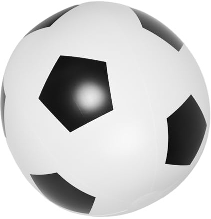 TOYANDONA Pallone da Calcio Gonfiabile Gigante in PVC Resistente per Ragazzo Esterno Spiaggia Piscina e Cortile Sportivo Leggero e Sicuro per Sviluppo delle Abilità Motorie