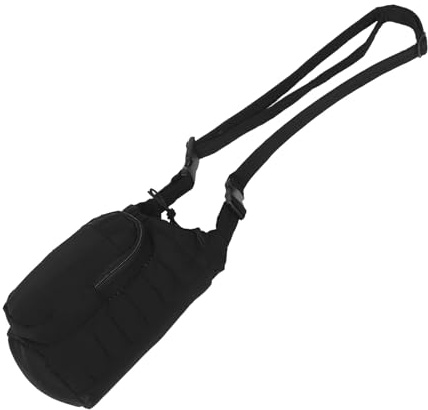 Mikikit Porte-Bouteille Isotherme avec Sangle Réglable pour Bouteille D’Eau 1l en Tissu Résistant aux Intempéries, Housse Légère et Isolante pour Randonnée, Vélo et Activités de Plein Air