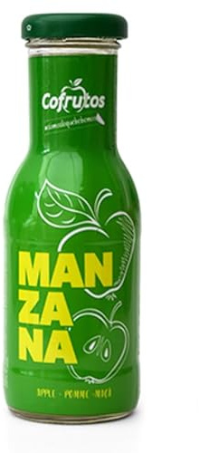 Apple Fruit Nectar & Juice in Glass Bottles 20cl – Cofrutos (Pack of 10)