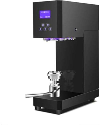 Intelligent Can Sealing Machine Automatic Commercial Can Sealer with LCD Display for Milk Tea Coffee Dessert Shops 110V/220V 5.5cm Caliber Portable Canning Equipment,01