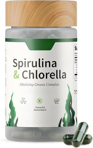 Spirulina & Clorella Biologiche | Energia naturale per la routine quotidiana, ti aiuta a rimanere attivo e leggero tutto il giorno