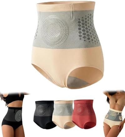 Genérico Pantalones Cortos Termogénicos Reductores De Grasa Pauraju, Pantalones Cortos Reductores 4 En 1 Pauraju, Faja Moldeadora De Cintura Alta para Mujer, Shorts Que estilizan y moldean la Figura
