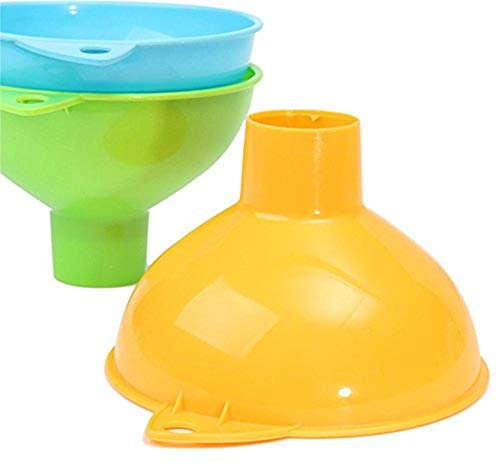 Aokshen 2Pcs Haushaltstrichter Kunststoff Weithalswein Großes Füllwerkzeug Einmachen von flüssigem Öl Wassermarmelade Haushaltsbenzin Home Kitchen Barware