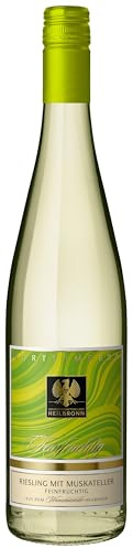 WZG Heilbronner Riesling mit Muskateller - Feinfruchtig, 0,75 l | Weißwein aus der Genossenschaftskellerei Heilbronn, frisch und elegant aus Württemberg