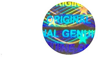 1200 Hologramm Etiketten, Siegel, Garantie, Aufkleber tamper evident rund 6mm