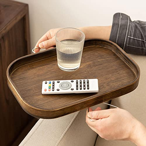 Stronrive Sofatablett rutschfest - Sofa Armlehne Tabletttisch Sofa Getränkehalter Sofa Arm Tablett Aus Sofa Untersetzer Sofatisch Für Armlehne Mit Anti-Rutsch Für Getränke, Snac, Handy