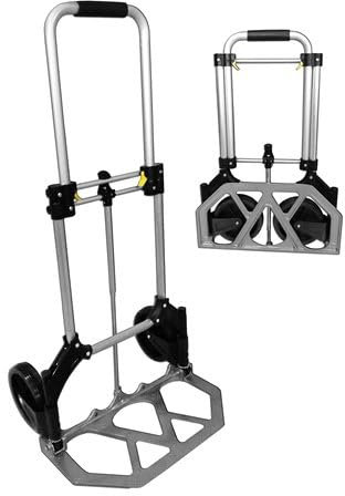 Lams ht1589a brouette à main roue massive pliable métallique