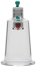 100 vasos de ventosa: tazas de hijama para masajes al vacío, ventosas y terapia, de plástico, fuertes y duraderas (2 cm)