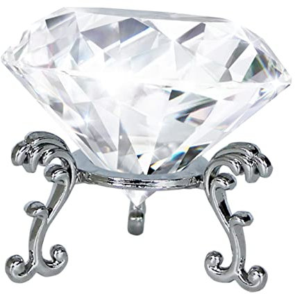 KONTONTY 1 Satz Kristall-Diamant-Kugel Diamantförmige Kristalle Glas-Kristall-Diamant bürodeko büro Dekoration Diamanten Dekorationen Diamantförmiger Briefbeschwerer Kristall Heimtextilien