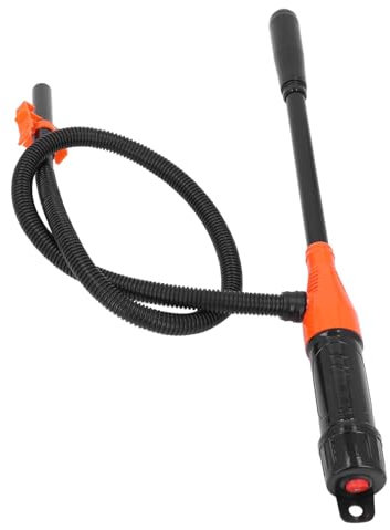 Battery Powered Electric Siphon Pump, Suction Pump for Fuel Transfer, 1000 Gallons on 1 Set of Batteries, Light Oil, Water Transfer, with 16in Suction Hose for Gas Cans, Drums