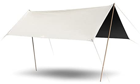 camping unterstand hängematte tarp, Hängematten-Regenplane, Camping-Plane, Unterstand, tragbarer Sonnenschutz und regenfestes Vordach for Camping, Reisen, Outdoor, Hängematten(440*550*240cm)