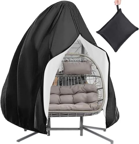 Nisone Hängesessel Abdeckung 200x230cm, Abdeckplane hängesessel schutzhülle Abdeckhauben mit PU-Überzug Hängekorb Hängestuhl Schutzhülle, 210D