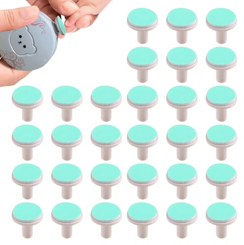 30PCS Baby Nail Trimmer Replacement Pads for Babies 12 Months and Up,Electric Baby Nail Grinding Heads for Newborn Infant Toddler Nail Care