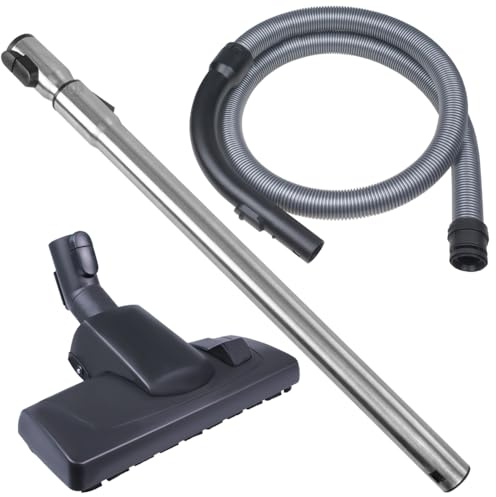 PRIMEBAG Schlauch Rohr Bodendüse passend für Miele Classic C1 | inkl. Griff; EcoLine, PowerLine, Parquet EcoLine, Flex, Easyclean, Junior, CarCare PowerLine, starke Saugleistung