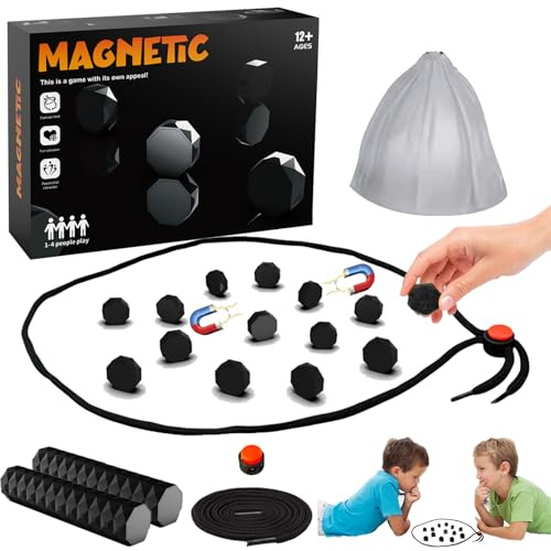 WENAUANG Echiquier Magnetique, Jeu Echec Magnetique, Jeu Aimant Magnetic pour Réunion de Famille et Jeu de Voyage, Développe Pensée Logique et Réflexes