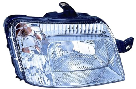 RAEM RICAMBI AUTO Faro Proiettore Anteriore DESTRO PANDA 169 2 Serie dal 2003 al 2009 Lato Passeggero - Compatibile, non originale - Spinotto a 7 Pin Bianco o Giallo