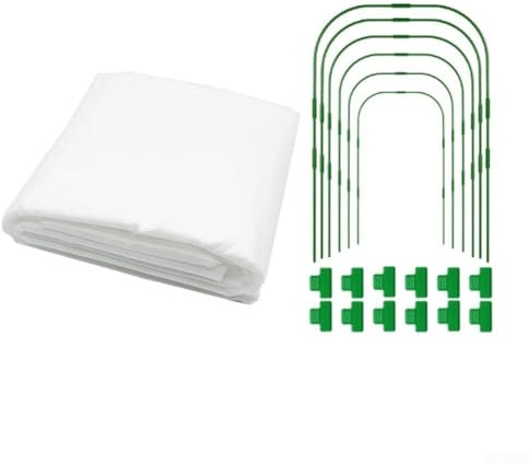 Komplettes Pflanzenschutz-Set mit feinmaschigem Netz und Gartenreifen, verhindert Schädlingsschäden und unterstützt gesundes Wachstum für verschiedene Gartentypen und -größen