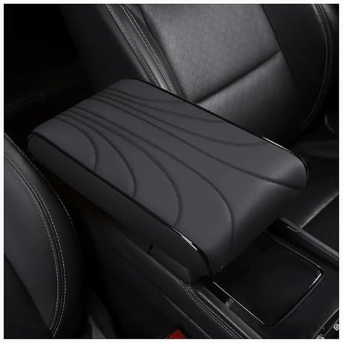 WZKSZMEFG Coussin Accoudoir Voiture, pour MG ZS Hybrid+ Luxury 2024-2026 Antidérapante Anti-Rayures Confort Voiture Housse Console Centrale,Imperméable Accoudoir Coussin Protection