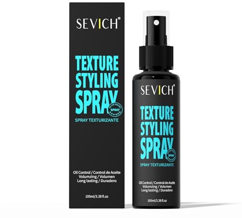Sevich Spray coiffant pour hommes et femmes, assure des cheveux volumineux en 15 secondes, régule la production de sébum, finition mate, spécialement conçu pour les cheveux fins, souples et plats, 100