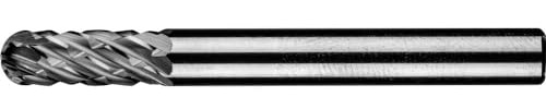 PFERD TOOLS HM-Frässtift, Walzenrundform WRC, Zahnung ALLROUND, Frässtift-ø 6mm, Schaft-ø 6mm, Länge 55mm, 21001010 – für den Einsatz auf den wichtigsten industriell verwendeten Werkstoffen