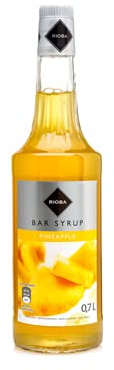 Rioba - Sirope de Piña - Pineapple Syrup - Uso Coctelero - 700 ml