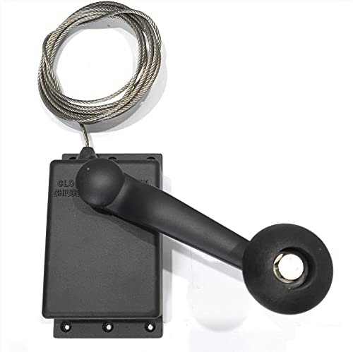 BricoShopping® Arganello per Ombrellone decentrato di Ricambio ARGANO Universale Maniglia per ombrelli a Braccio da Giardino in Legno o Alluminio 3x3 3x4 Verricello a manovella Manuale (Strong)