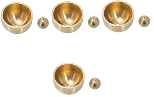 Milisten 4pcs Doorbell Vintage Door Chime Door Entry Bell Nativity Accessories Antique Shopkeepers Bell Retro Wall Clock Accessory for Door Bells Magnetic Door Mechanical Copper