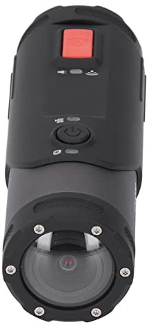 Tbest Caméra d'action pour Casque de Moto + 4K, étanche, Caméscope de Sport Grand Angle de 170 Degrés avec WiFi pour Vidéo de Moto et de Vélo