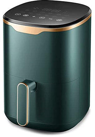 AJIEYMXD Freidora de Aire de 3L, freidoras eléctricas de Aire Caliente, Cocina sin Aceite con 10 preajustes, Cesta Desmontable Antiadherente, Cocina sin Aceite, Pantalla táctil LCD de 1700W