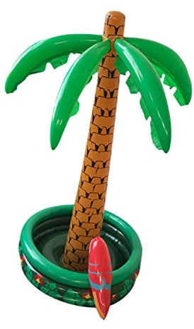 Yardenfun Aufblasbarer Tropischer Baum Aus PVC Für Partys Aufblasbare Kokosnuss-Requisite Dekoratives Sommerzubehör