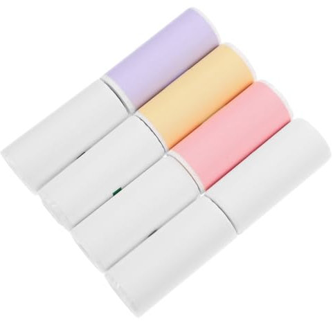 DIYEAH 8rollen Farbiger Thermopapier Mini-thermoetiketten Thermodrucker-etikettenpapier Farbiger Druckerpapier Selbstklebender Thermodruckerpapier Mini-drucker-aufkleberpapier