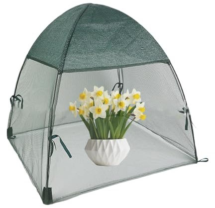 Serra per pomodori all'aperto, piccola casa per piante, copertura mobile per la crescita di verdure, copertura per piante da esterno, per coltivare pomodori, copertura durevole e resistente alle