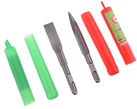 Cincel de punta de vástago cuadrado de 14 mm x 150 mm y cincel plano para martillo rotativo