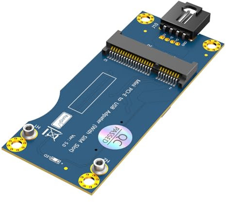 Giwnhvx Mini PCI-E to USB Adapter with SIM Card Slot for WWAN/LTE Module