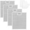 4 PCS Cooker Hood Filter, Extractor Fan Filters, Universal Aluminum Alloy Cooker Hood Filters, 320×260mm, 5 Layer Mesh Aluminum, Suitable for Most Range Hoods (with 2 Dust Removal Gloves)