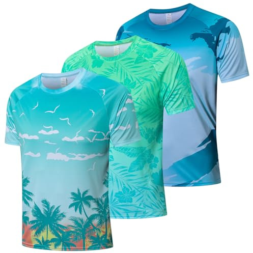CIMIC 1/3er Pack UV Shirt Herren Rashguard UPF 50+ Schutz Wassersurf Shirts