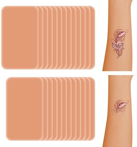 25 Stück Tattoo Abdecken,Tattoo Cover Up Aufkleber,Abdeckungsband Hautton Concealer Aufkleber,Atmungsaktive Und Wasserdichte Haut Concealing Tape Zum Abdecken Von Tätowierungen